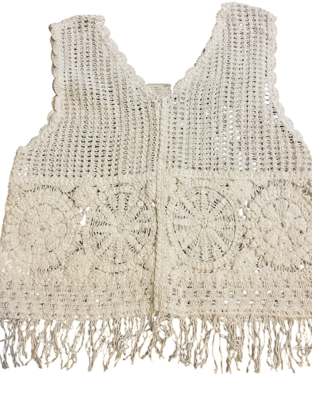 AZ Bohemian-style Crochet Vest