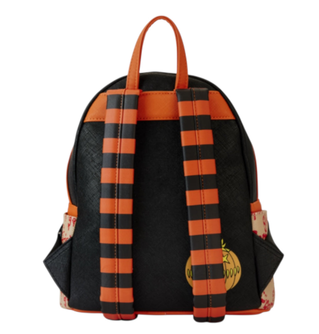 Loungefly Trick 'r Treat - Sam Pumpkin 10" Faux Leather Mini Backpack