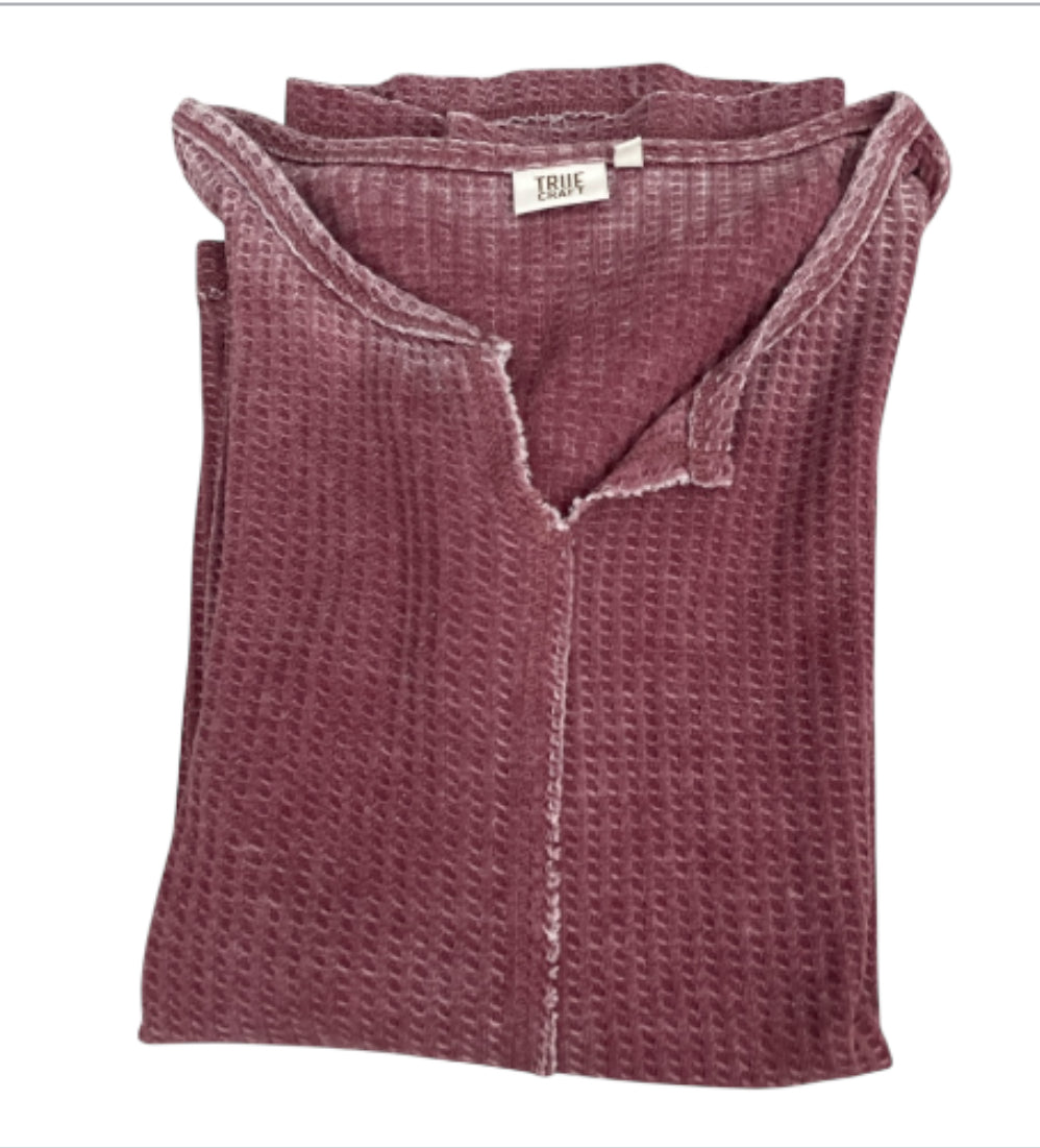 True Craft Waffle Weave Top (1x)