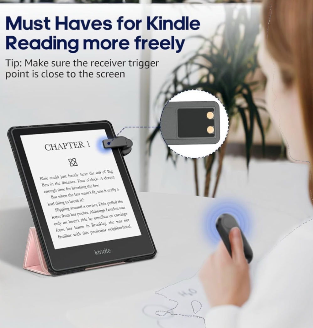 Remote Control Page Turner for Kindle, iPad, Phone