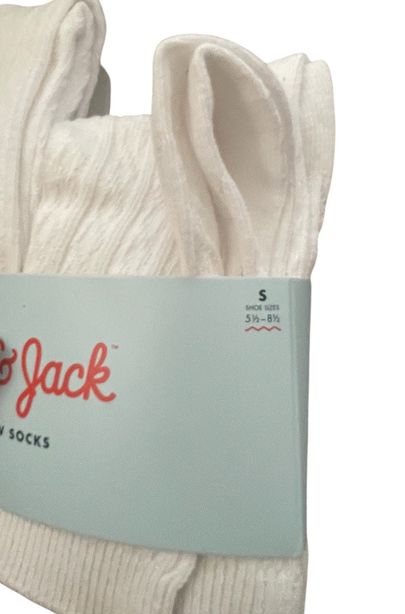 Cat & Jack Pack of White Lace Detail Socks