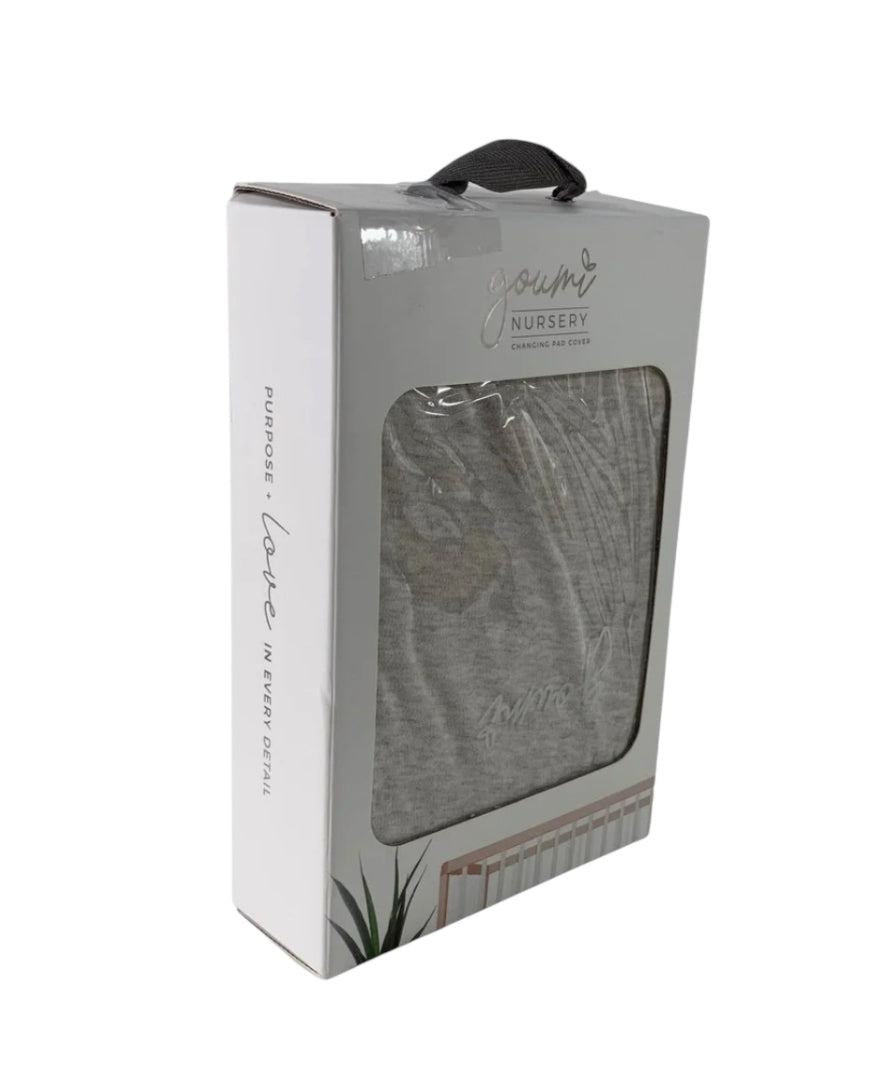 Goumi Changing Pad Cover, Storm Gray