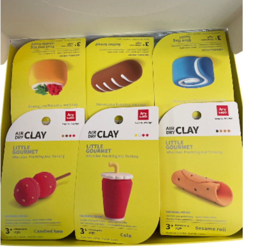 Little Gourmet Air Dry Clay Theme Kit