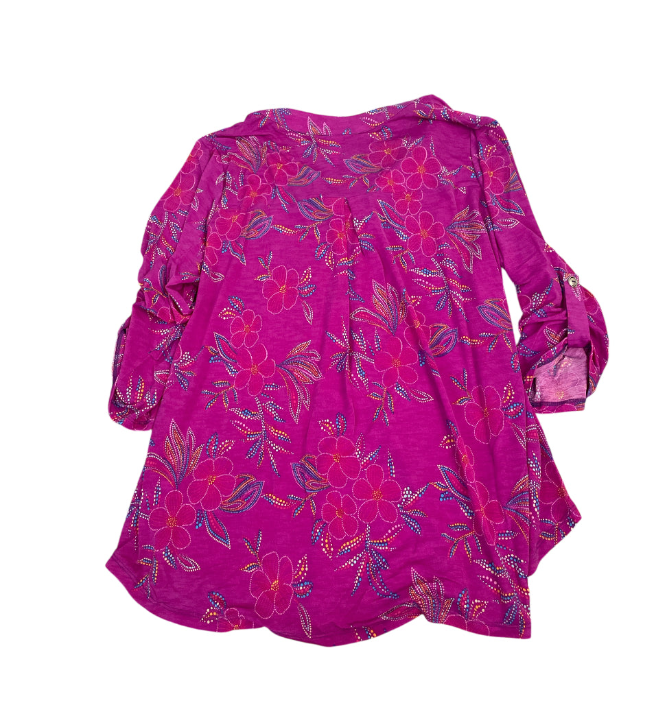 Dear Scarlett Lizzy Magenta Top (X-Large)