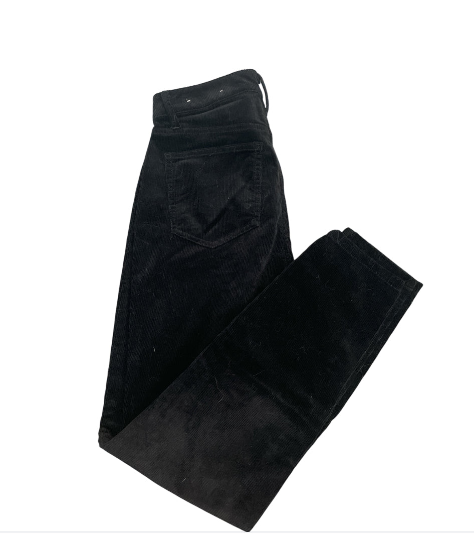Ann Taylor Petite Curvy Black Corduroy Pants (2P)