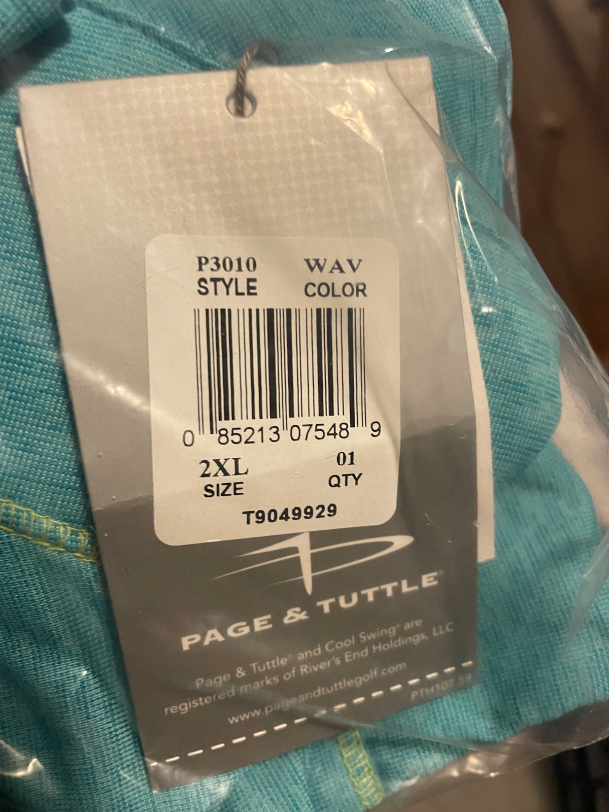 Page & Tuttle Cool Swing 1/4 Zip Pullover (2x)