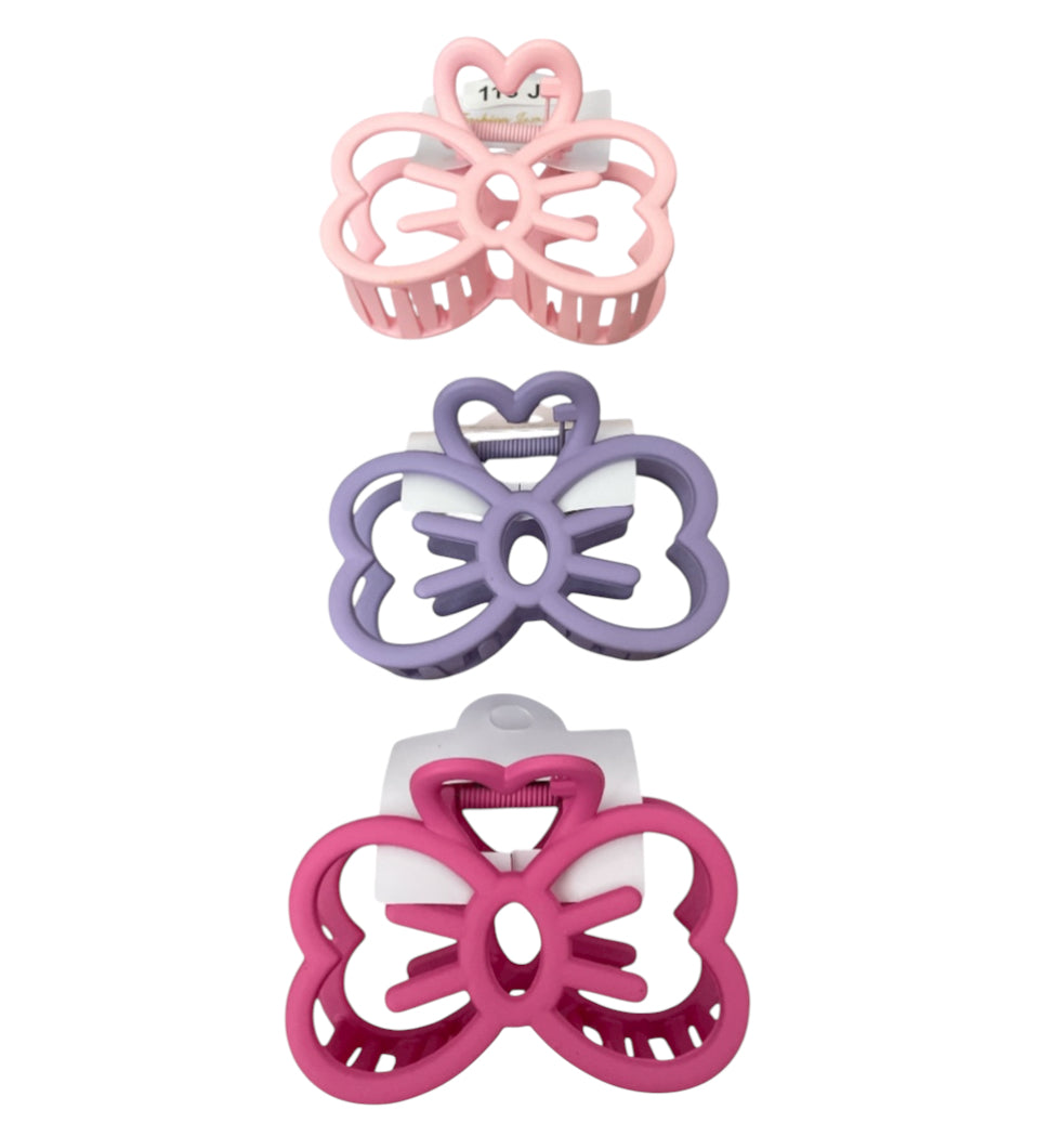 Hello Kitty Bow Claw Clips set of 5
