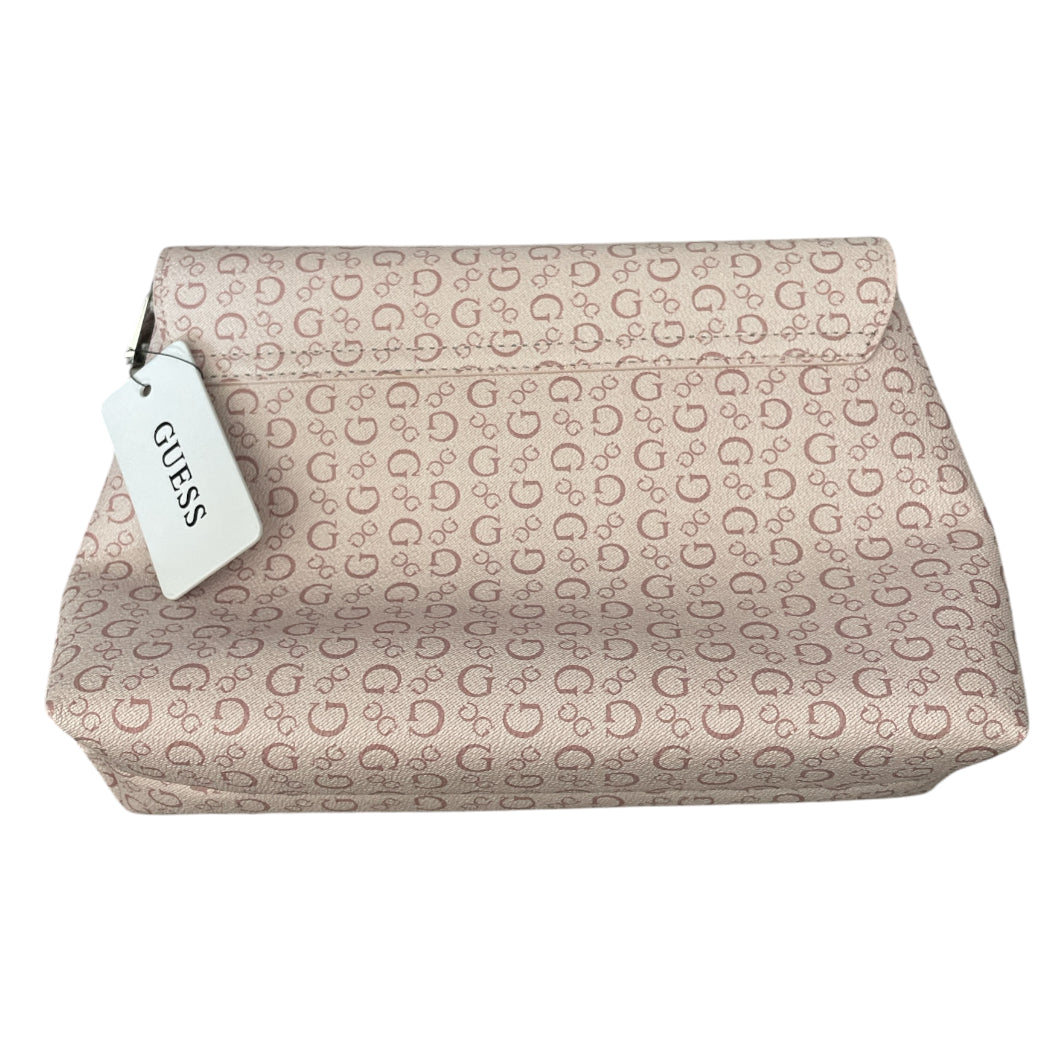 Guess Light Rose Junction Travel Makeup Bag