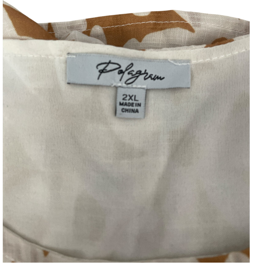 Polygram Daisy Days Peplum Blouse (2x)