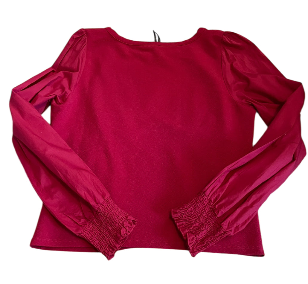 Anthropologie Structured Fitted Blouse (XL)