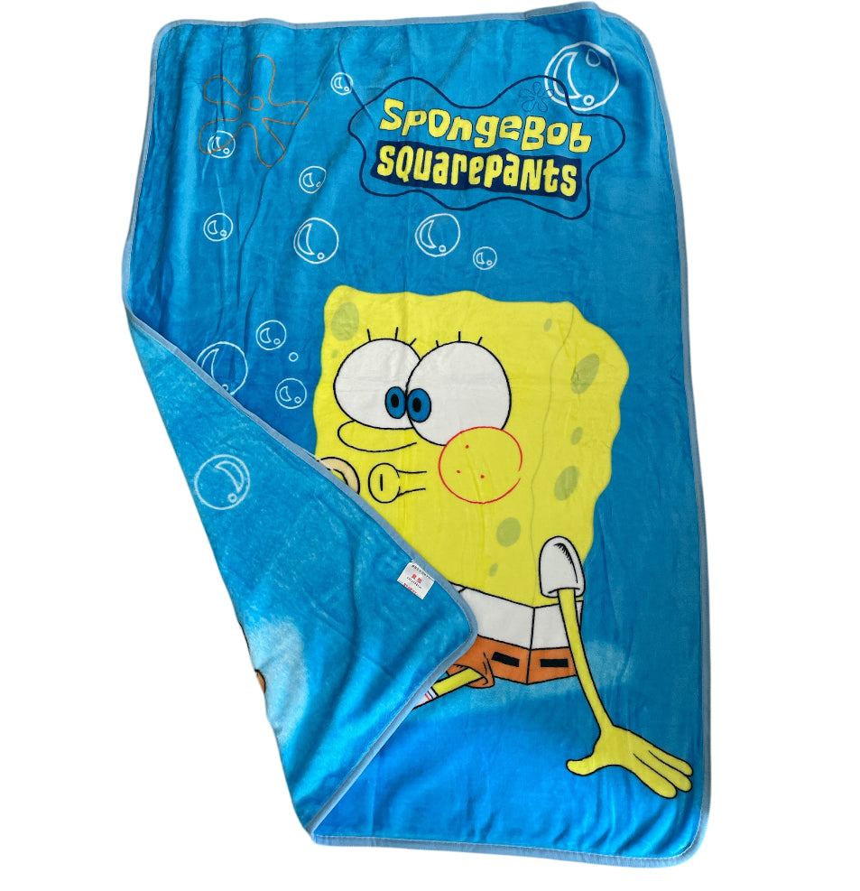Sponge Bob Square Pants Flannel Throw Blanket