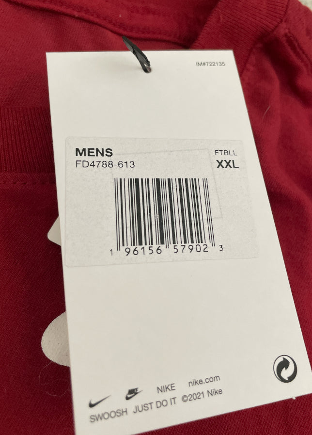 Nike Cardinal Stanford Cardinal Primetime Legend Logo T-Shirt (XX-Large)