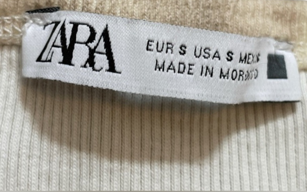 Zara Khaki Tie Dye Long Slip Dress (Small)