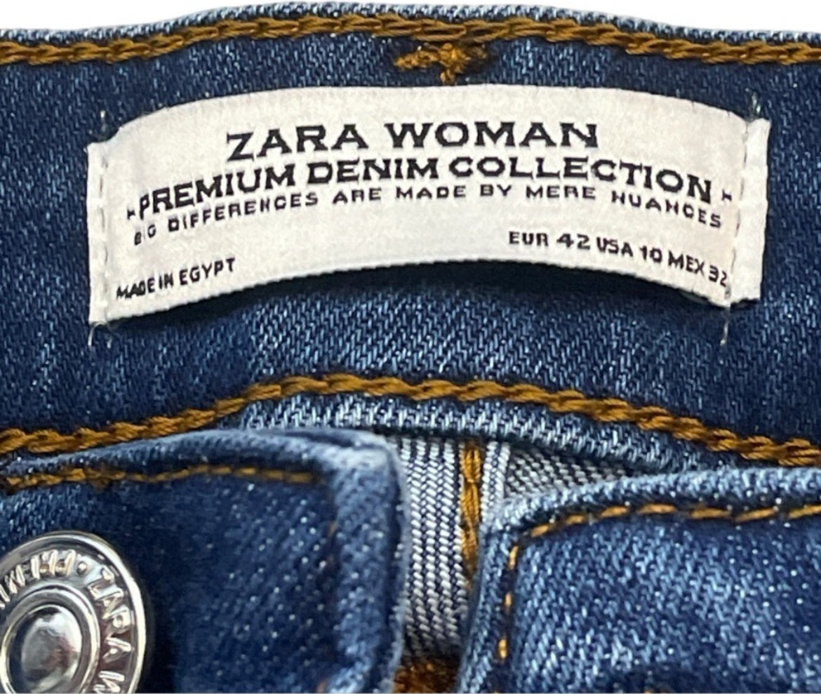 Zara Wide Leg Premium Denim Jeans (10)