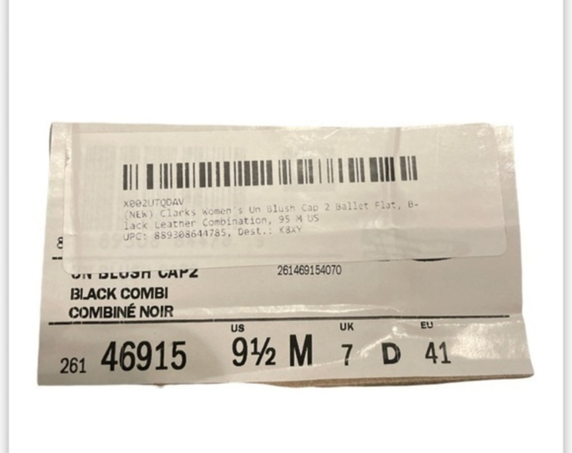 Clarks Women's Un Blush Cap 2 Ballet Flat (9.5)