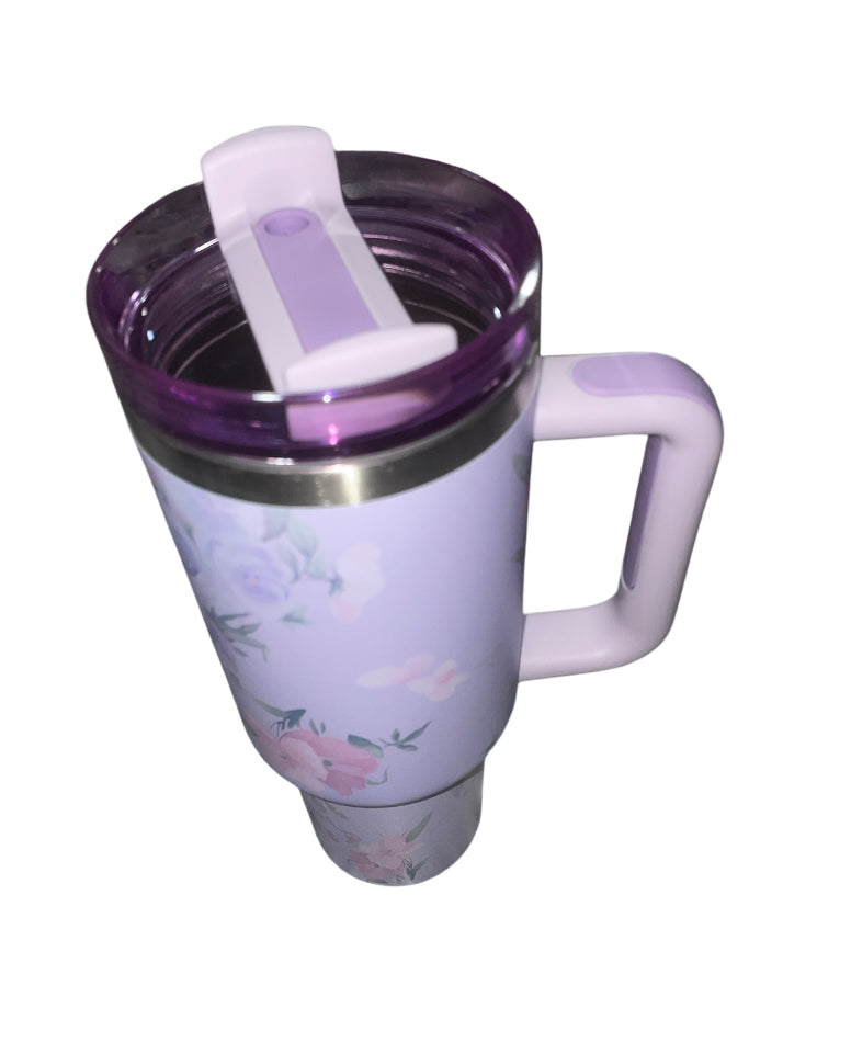 Lavender Floral Quencher H2.0 FlowState Tumbler