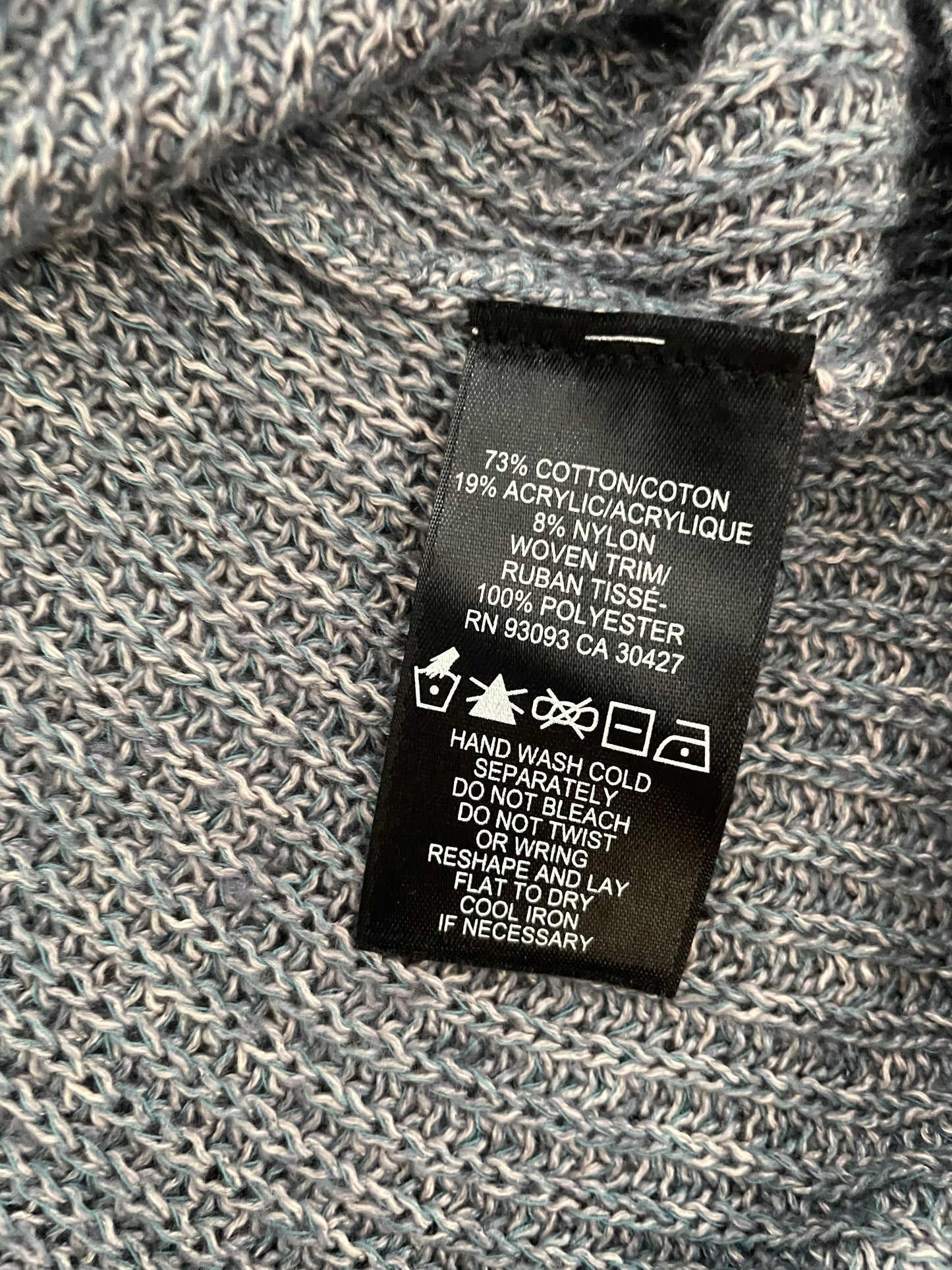 Nic + Zoe West Side Turtleneck (or cowl neck) sweater (Small)