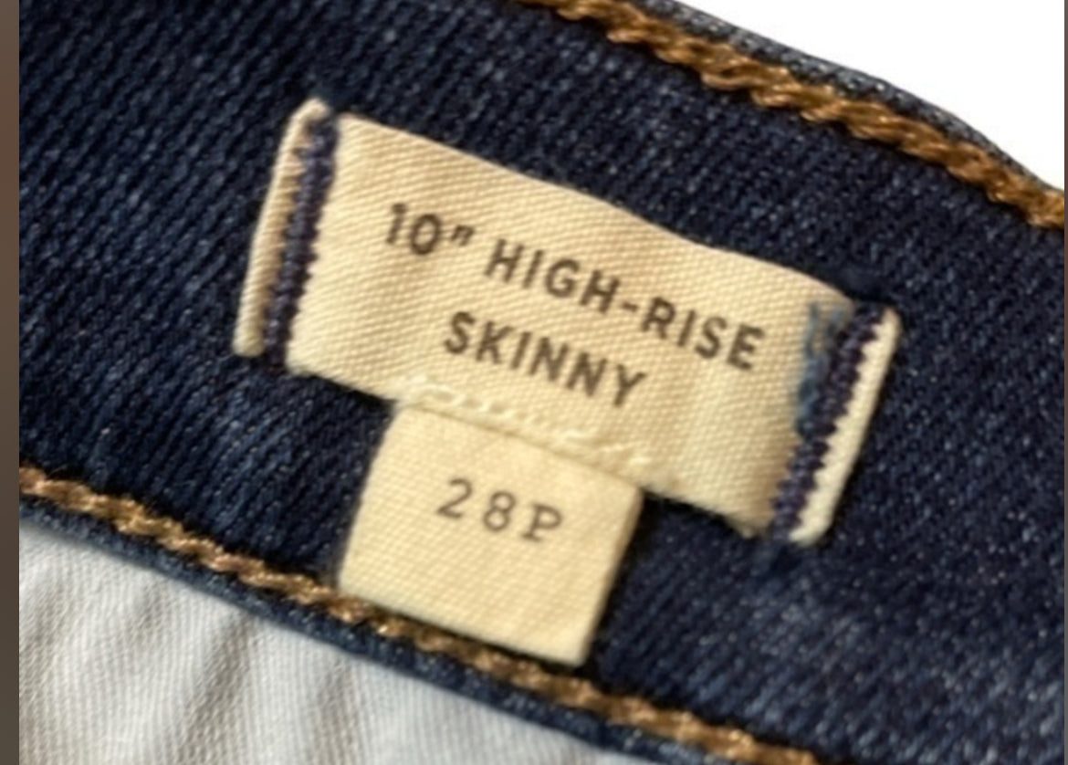 Madewell High Rise Skinny Blue Jean (28P)