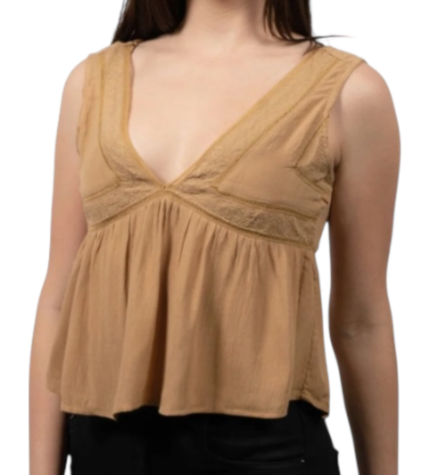 Melrose Place Tops Tan – Stylish and Versatile Design (Large)