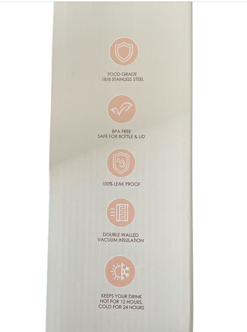Sandjest Mom Insulated Stainless Steel Water Bottle with Straw - Cool Moms Club
