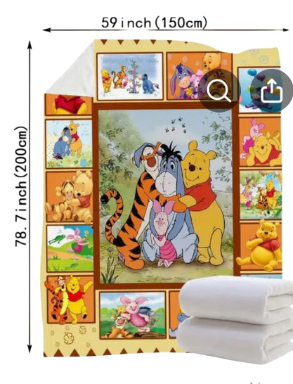 Winnie the Pooh & Friends Blanket