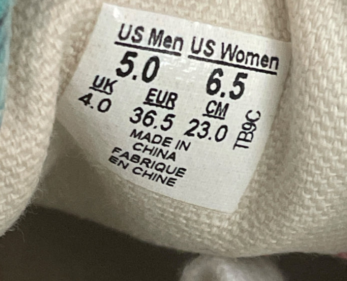 Vans Flamingo Tropical Print Authentic Sneakers (6.5)