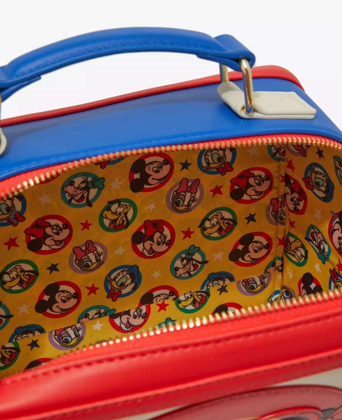 Loungefly Disney Mickey And Friends Classic Lunchbox Crossbody Bag.