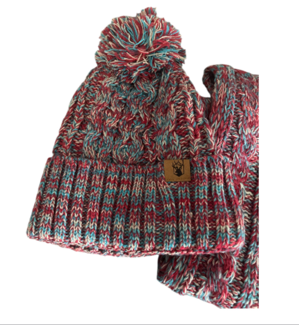 Cozy Winter Accessory Set Hat Scarf Glove