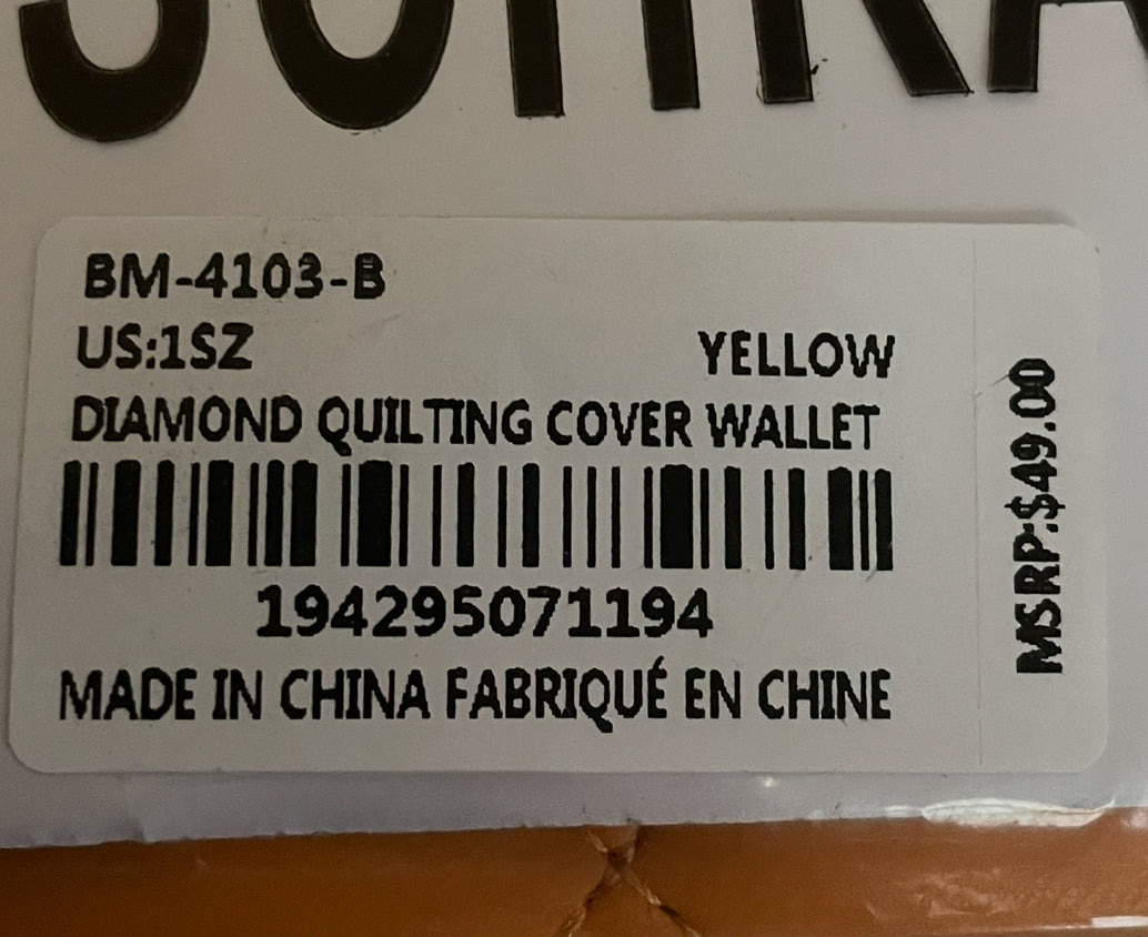 BADGLEY MISCHKA Quilted Wallet