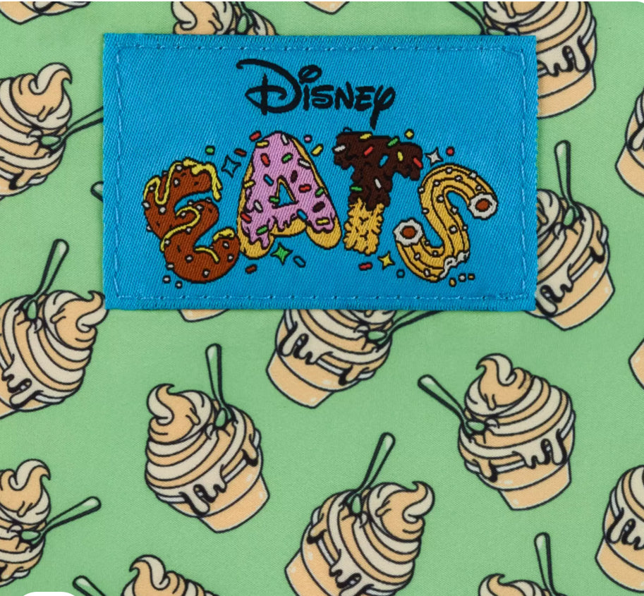 Disney Parks Pineapple Swirl Dole Whip Loungefly mini backpack.