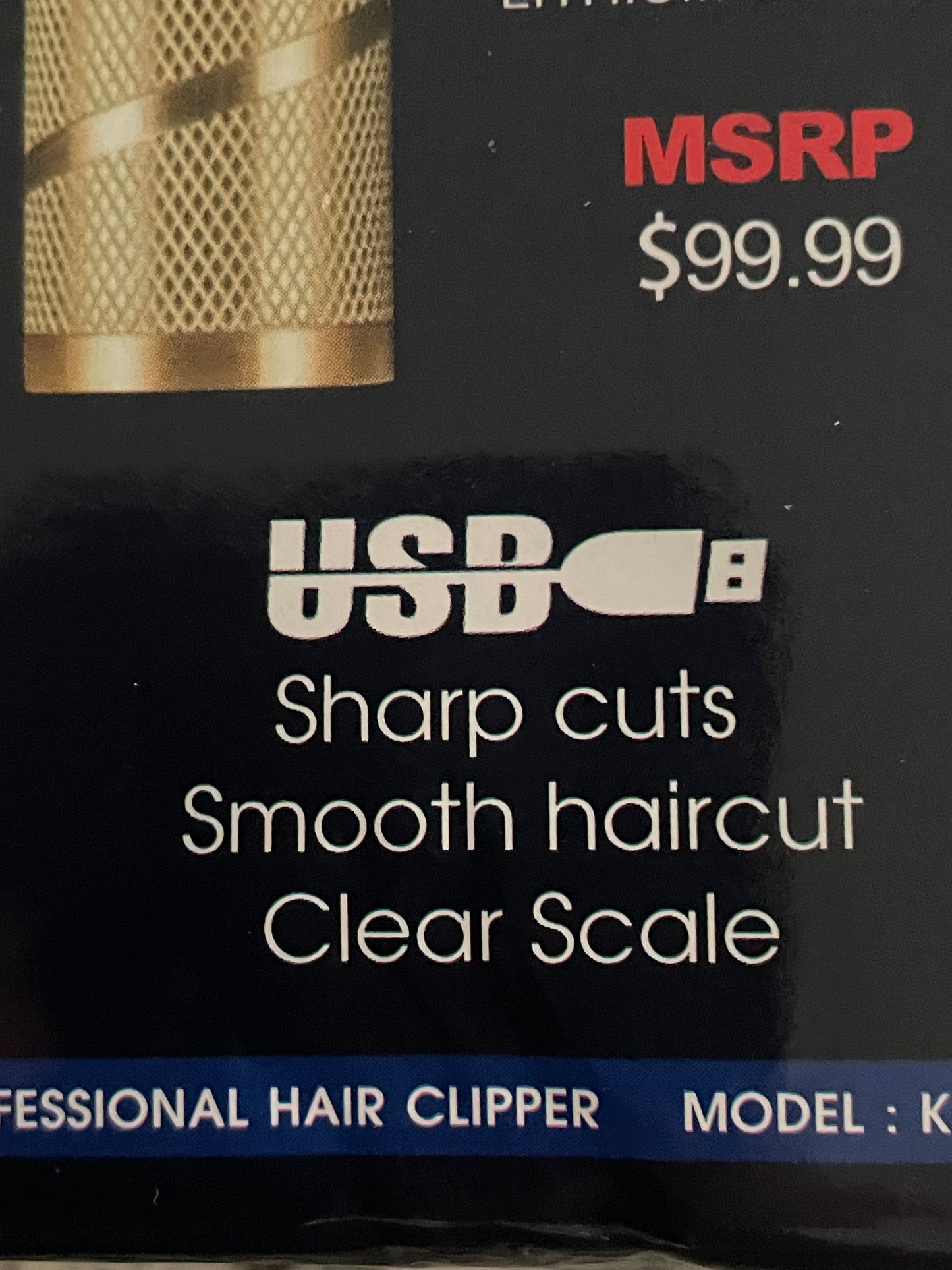 Pro Cordless Hair Clipper Carbon Steel