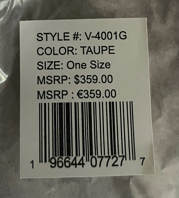 Valentino Orlandi Luxury Quilted Taupe Leather Tote Bag XL Gunmetal Hardware