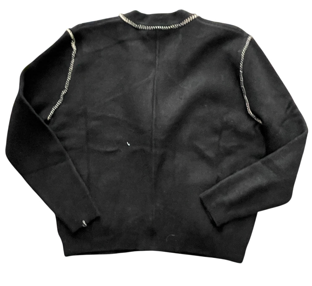 Lalavon Fuzzy Black Full Zip Jacket (Large)
