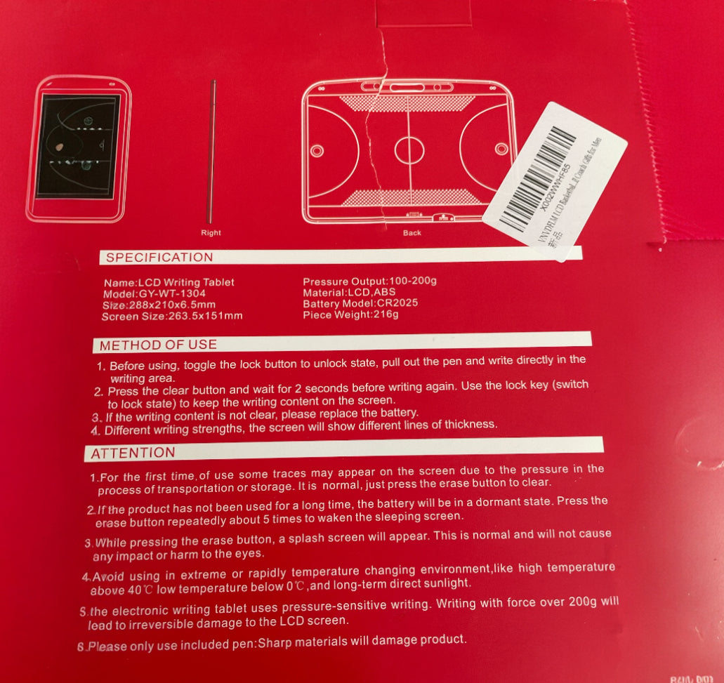 LCD basketball/Soccer coaching board,electronic tactical training board