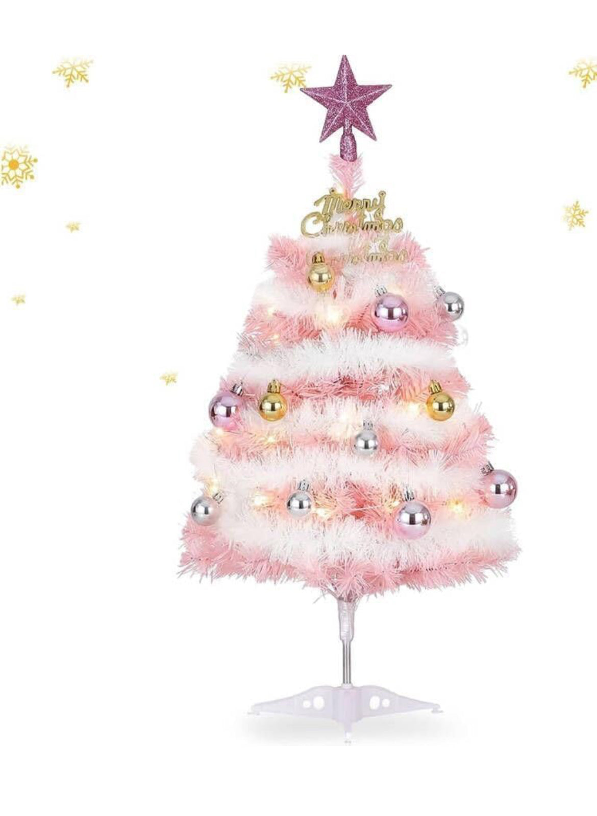 Pink Mini Christmas Tree