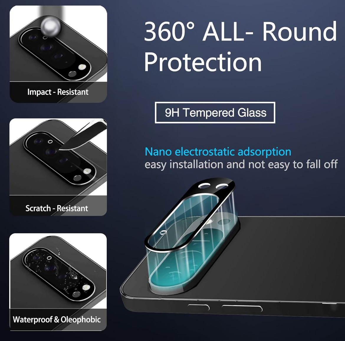 3 Pack Privacy Screen Protector for Google Pixel 9 Pro XL