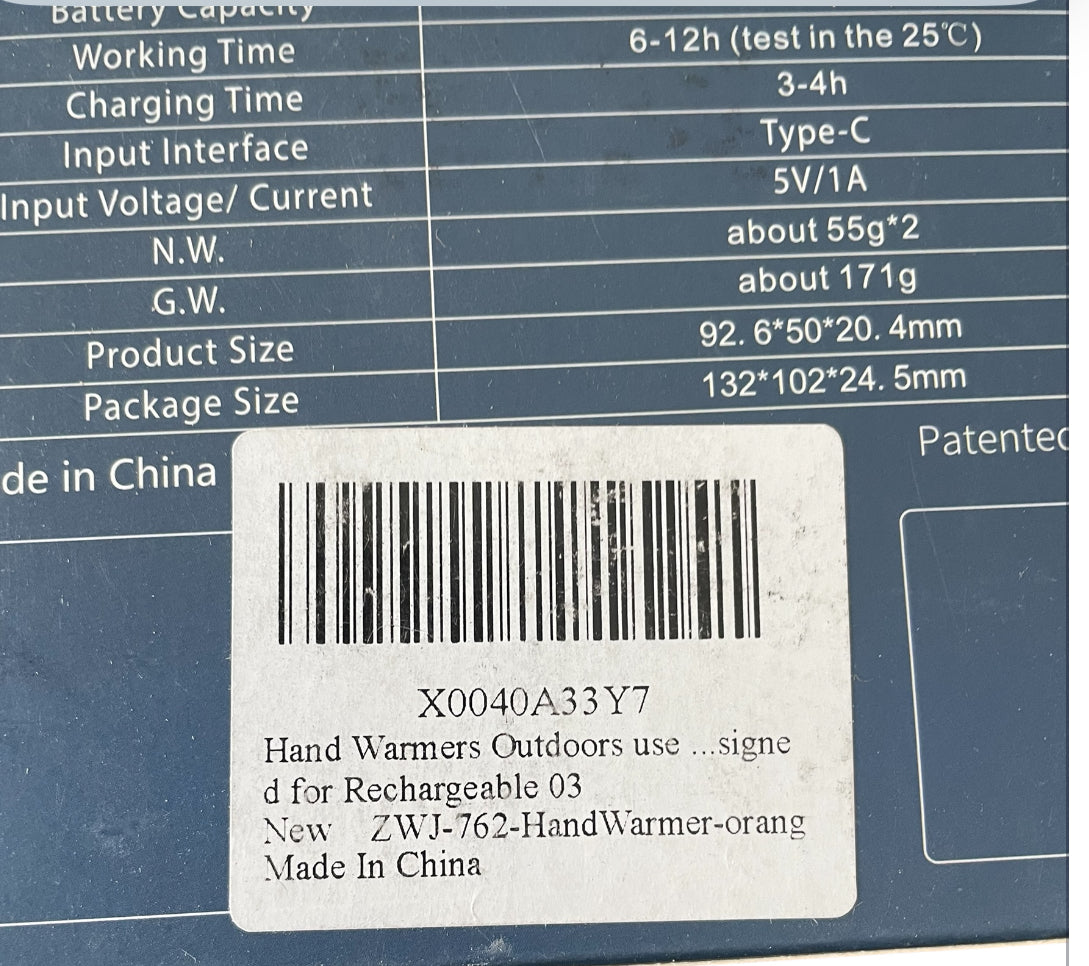 Hand Warmers Electric Rechargeable