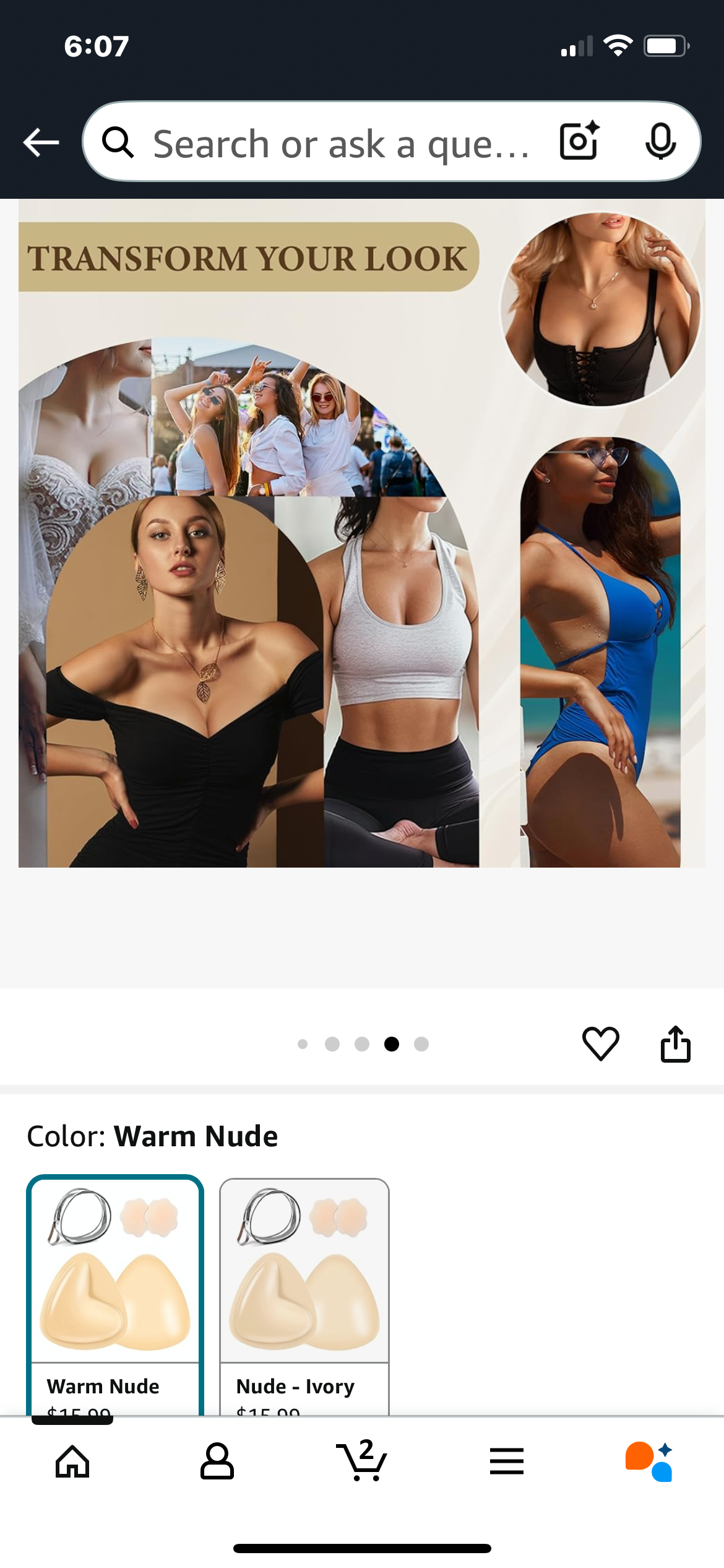 Reusable Bra Pad Inserts for Bikini Dress Swimsuit Sports Bra