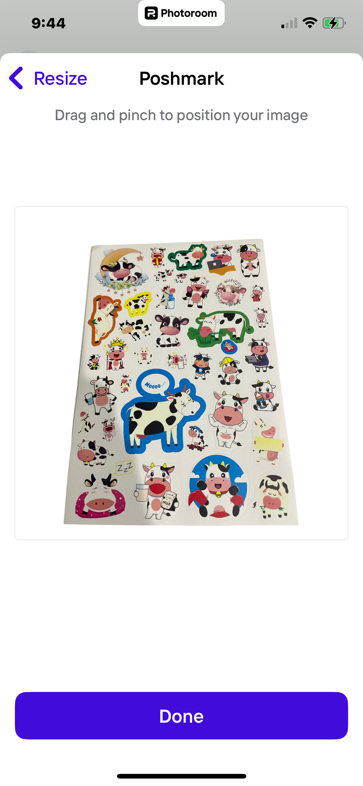 100pcs Cow Theme Waterproof Vinyl Stickers - Farm Animal Decor