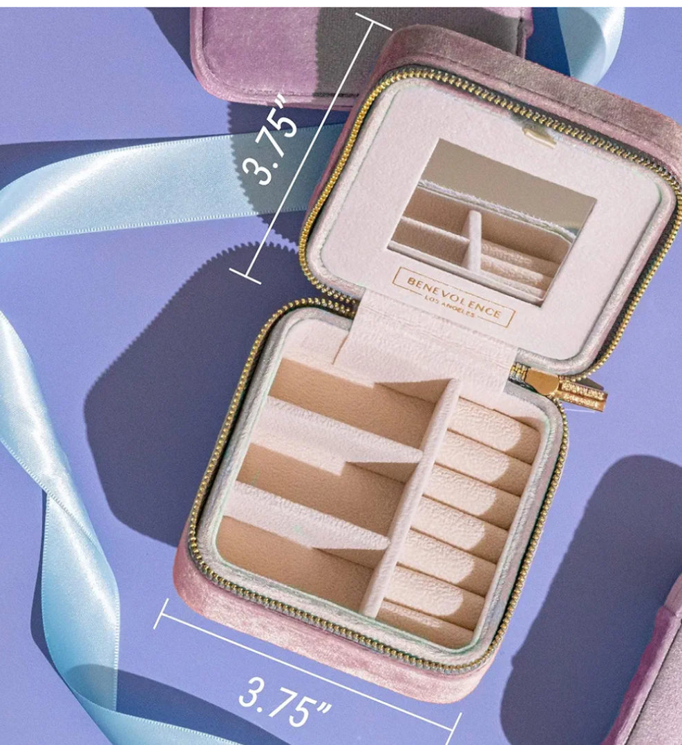 Benevolence LA Plush Velvet Jewelry Box