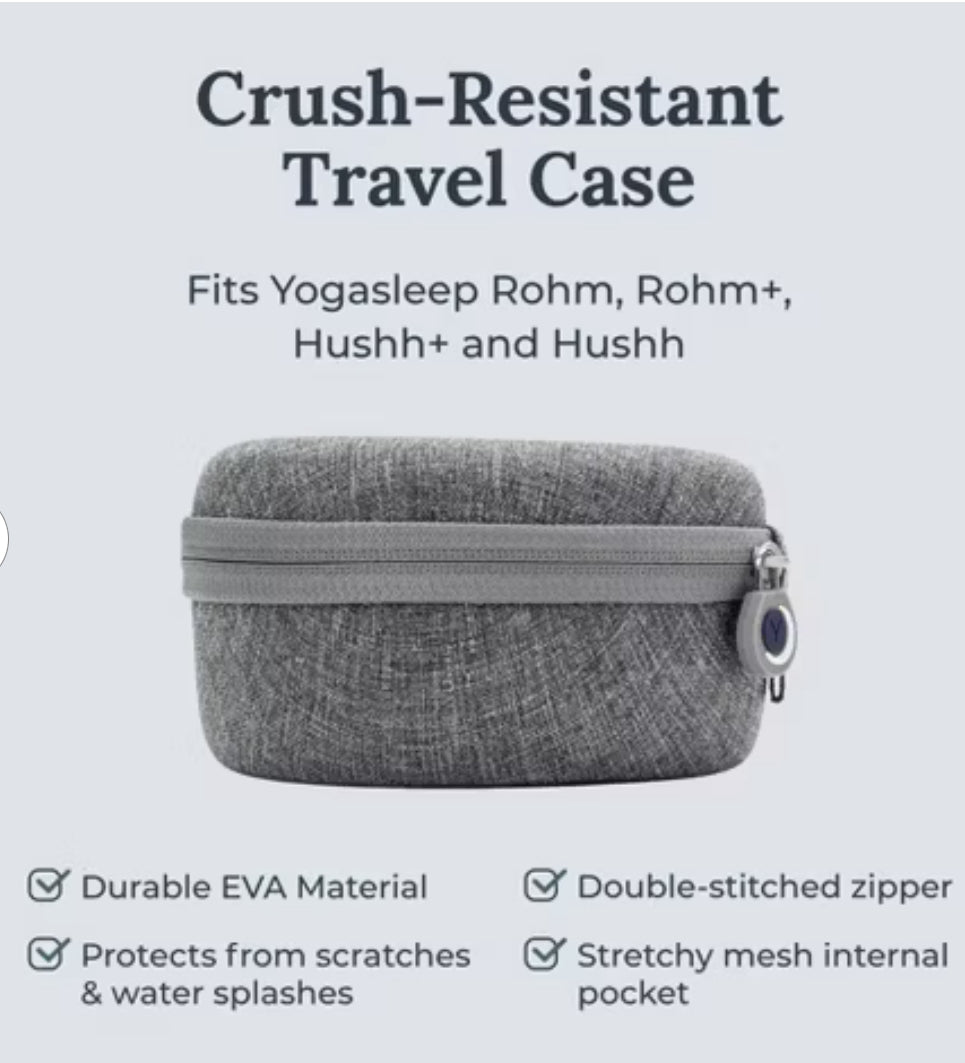 Yogasleep Rohm Portable White Noise Machine and Travel Case bundle