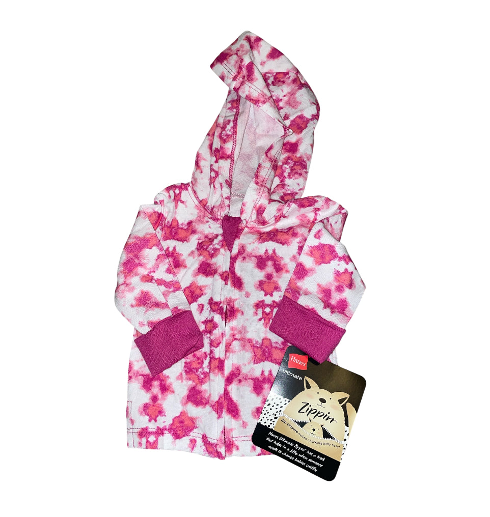 Hanes Zippin Baby Knit Lightweight Full-Zip Hooded Jacket (3 pack)