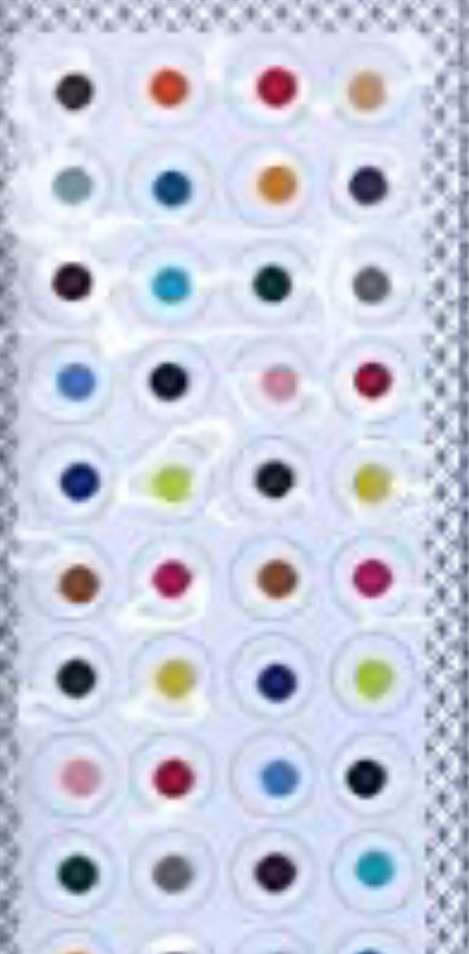 Bindi Multicolor Indian Forehead Tattoo