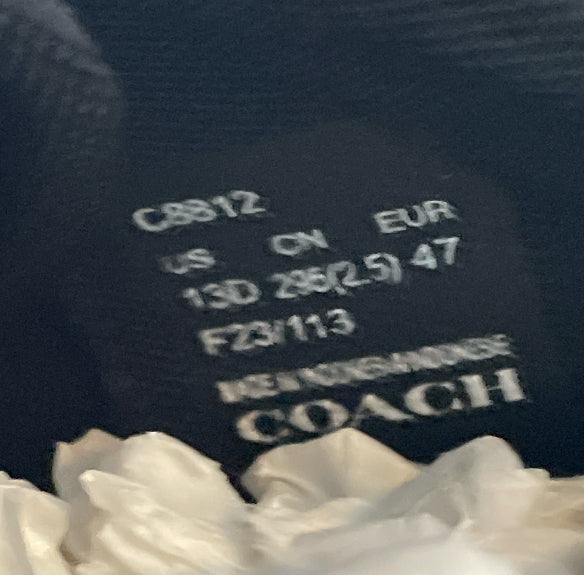 Coach CitySole Runner Sneakers in Black Signature Jacquard.(13)