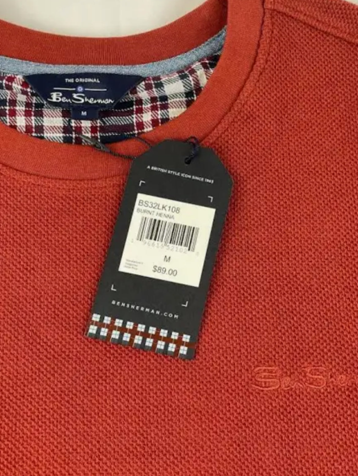 Ben Sherman Pullover Thermal Shirt (Medium)