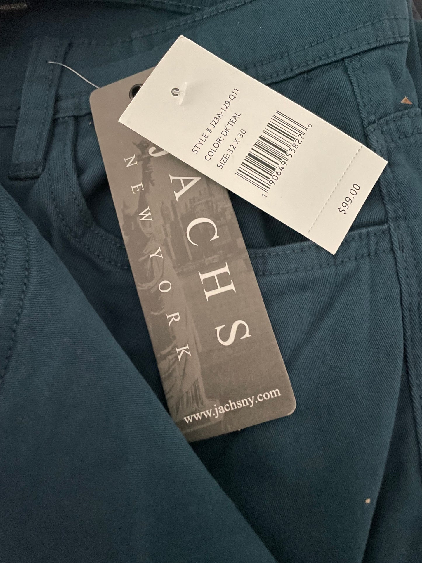 Jachs New York Slim Fit 5 Pocket Pant (32x30)