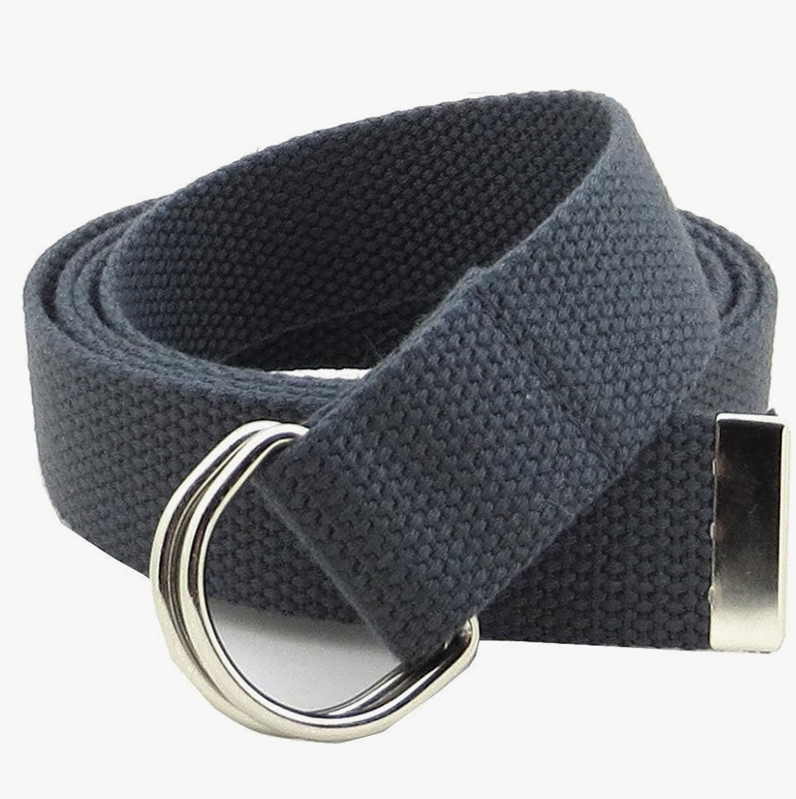 BC Canvas Belt Thin Web Gray Belt