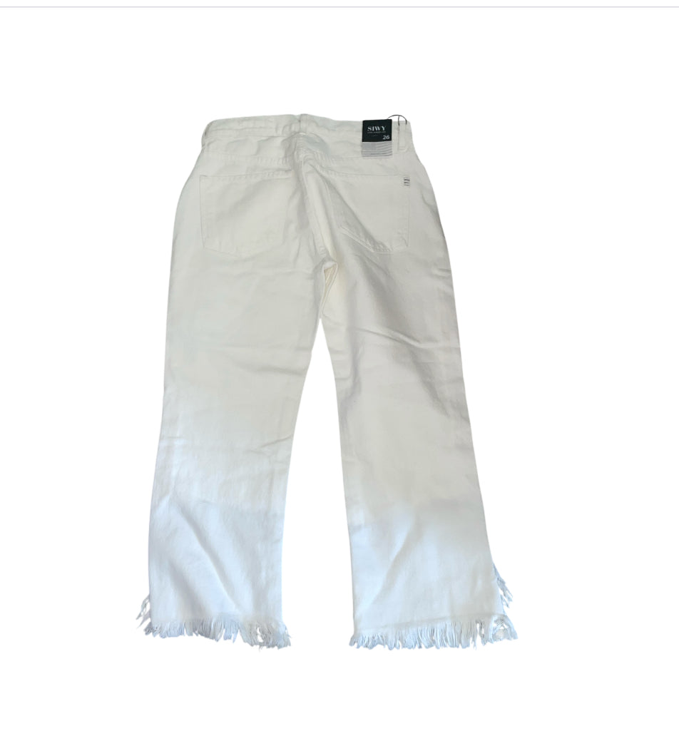 SIWY Delphi Straight Jeans in White Paradise (26)