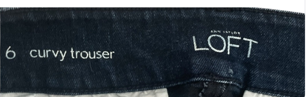 Ann Taylor Loft Curvy Denim Trouser (6)