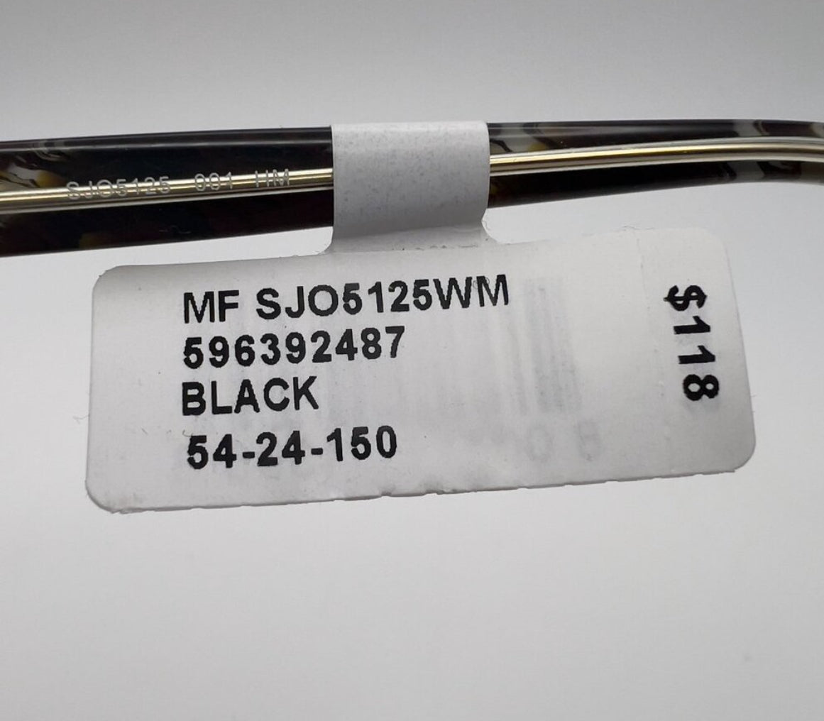 Sean John Black Marble Eyeglass Frames